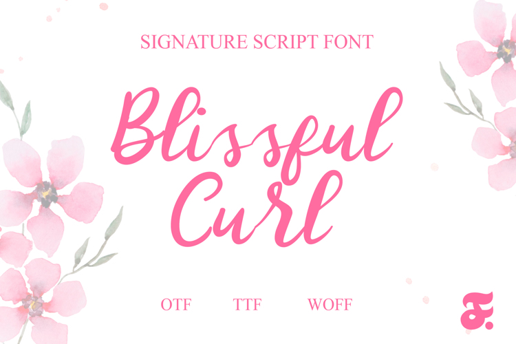 Blissful Curl - Font