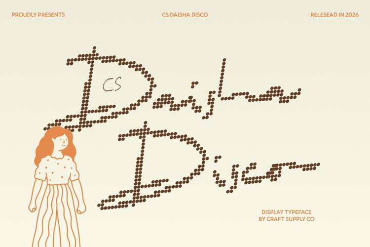 Preview of CS Daisha Disco Font
