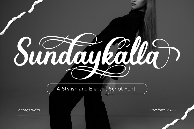 Preview of Sundaykalla Font