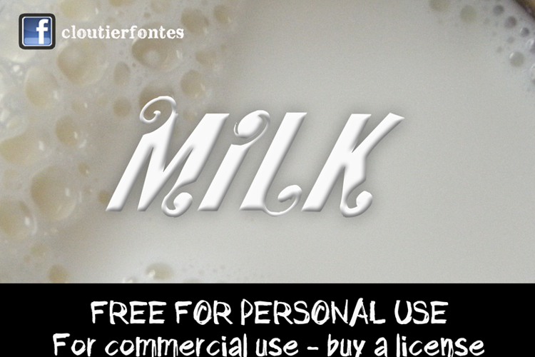CF Milk Font
