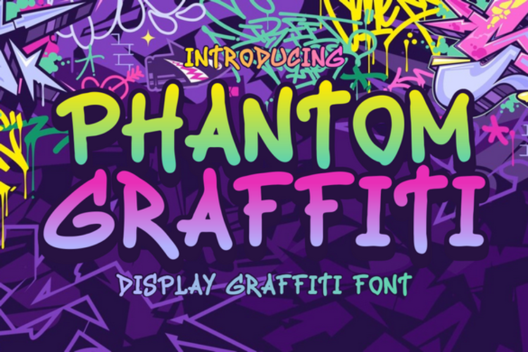 Preview of Phantom Graffiti Font