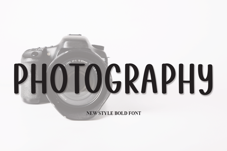 Photography Font