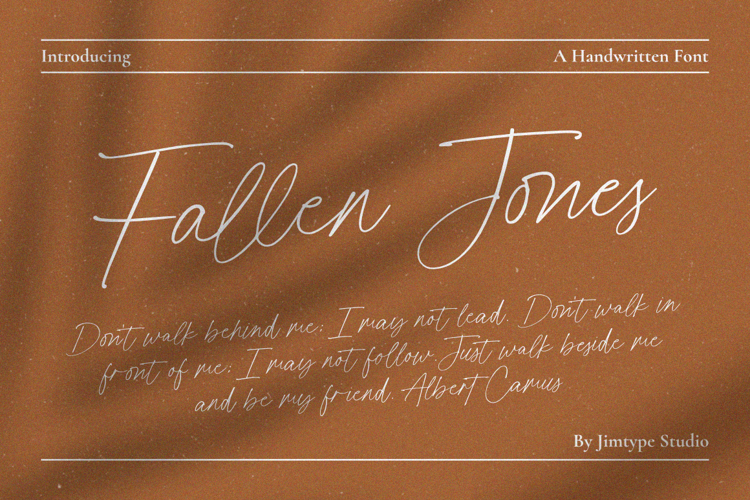 Fallen Jones Font