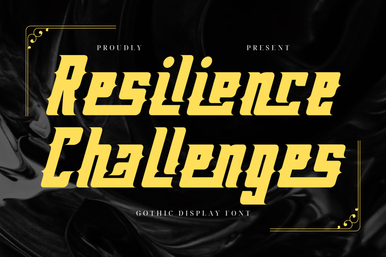 Resilience Challenges Font