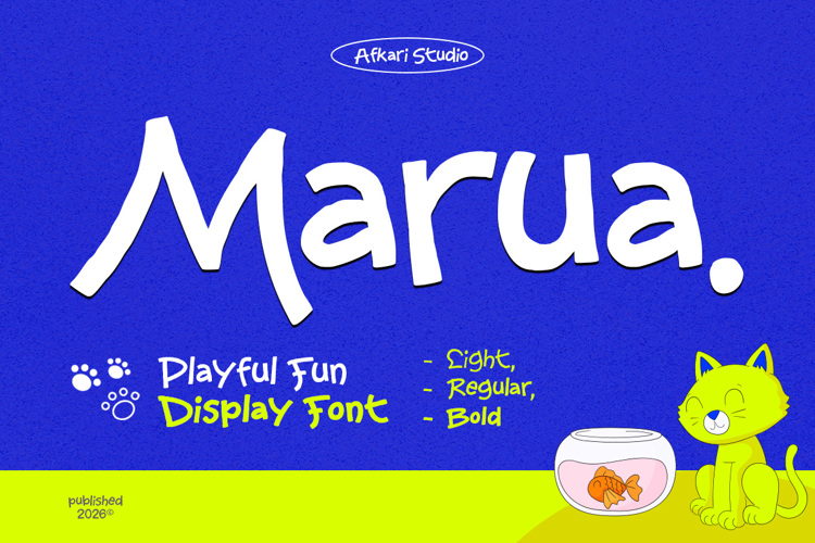 Preview of Marua Font