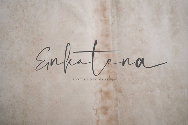 Preview of Enkatena Font