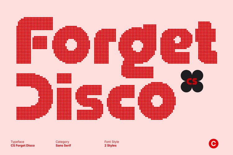 Preview of CS Forget Disco Font