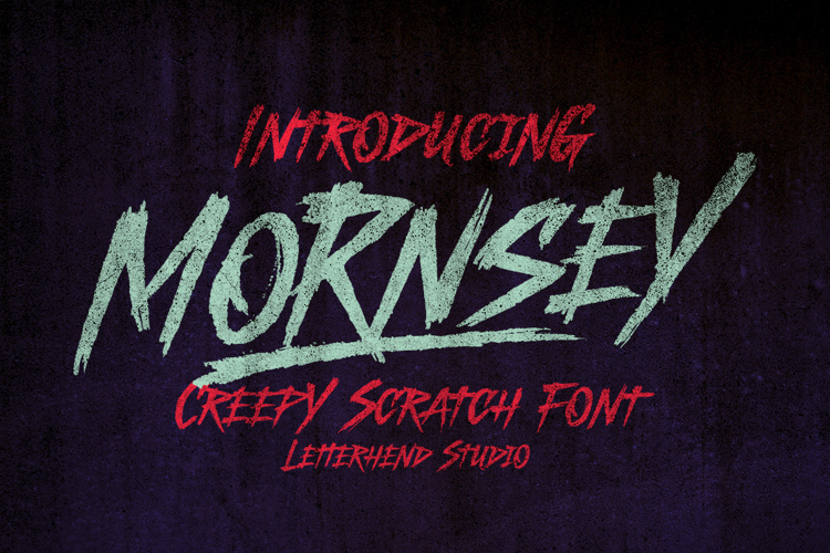 Preview of Mornsey Font