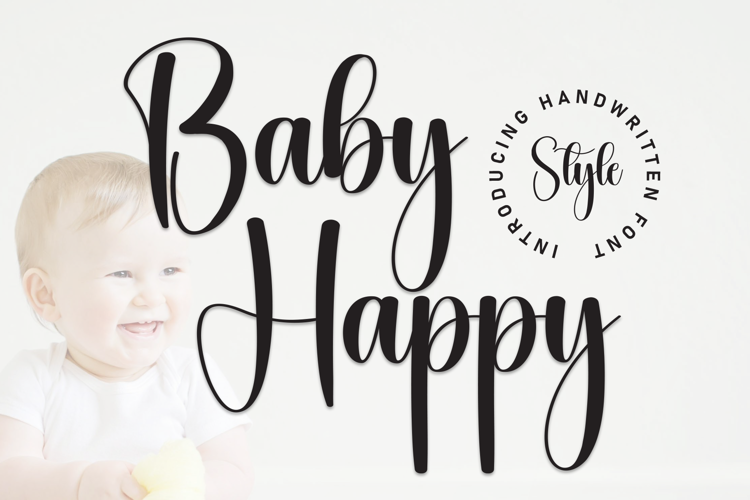 Preview of Baby Happy Font