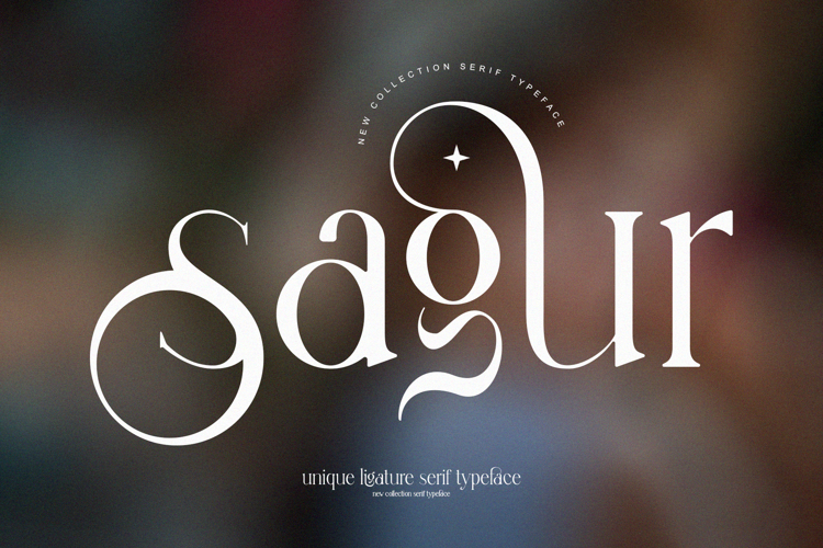 Preview of Sagur Font