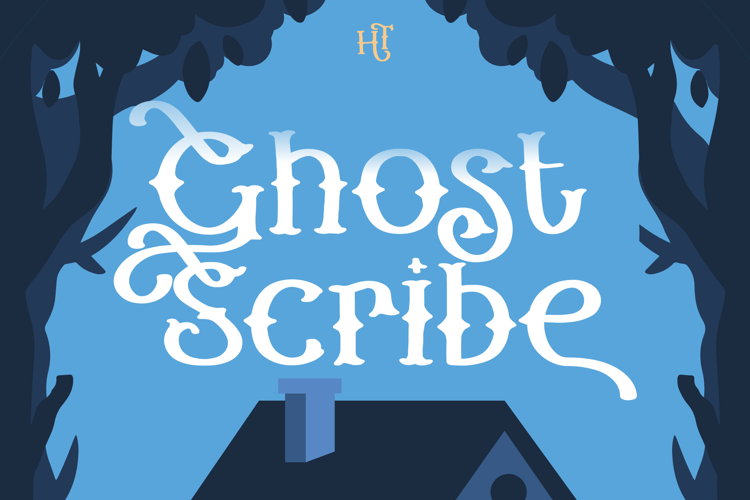 Preview of Ghost Scribe Font