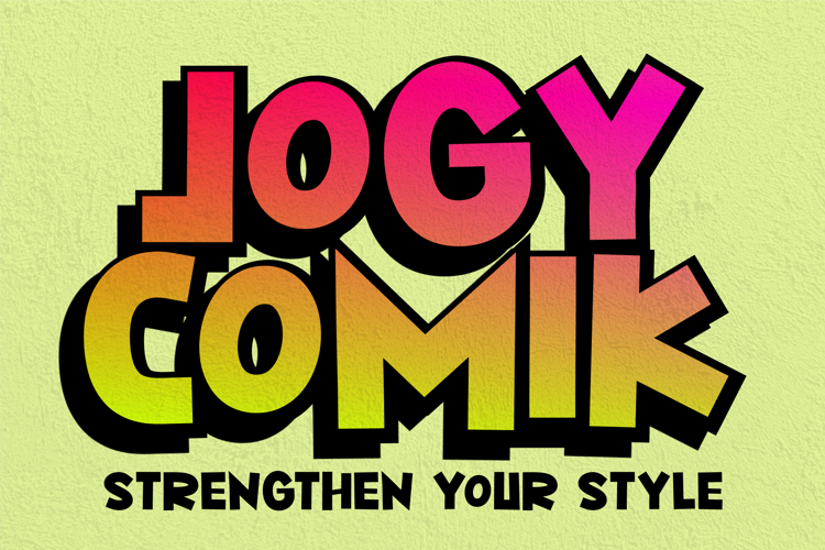 Jogy Comik Font