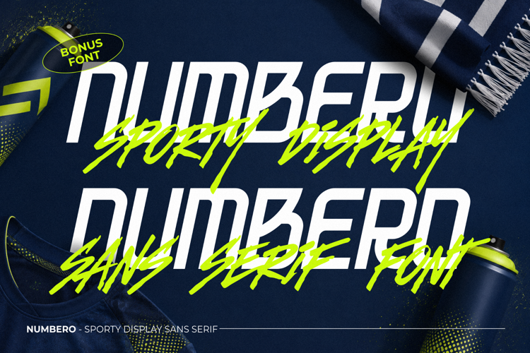 Preview of Numbero Font