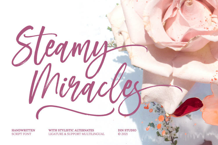 Steamy Miracles Font