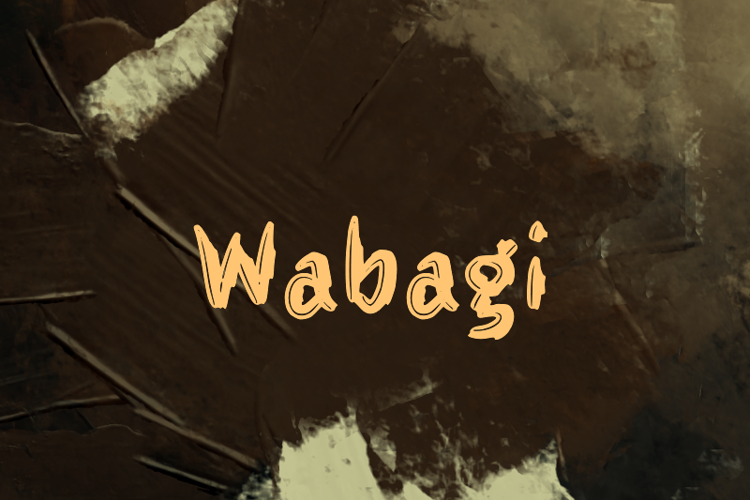 Preview of w Wabagi Font