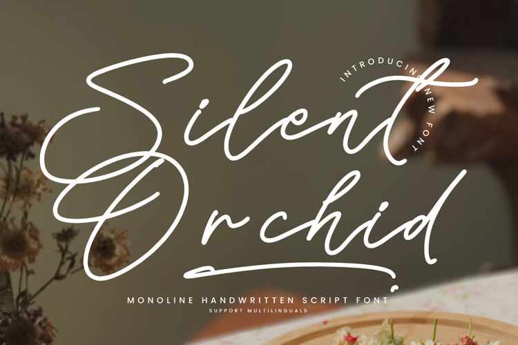 Preview of Silent Orchid Font
