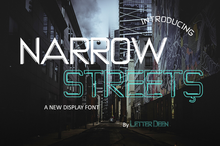 Narrow Streets Font