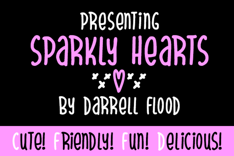 Sparkly Hearts Font
