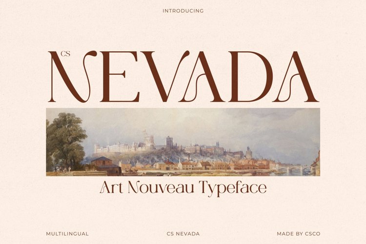 Preview of CS Nevada Font