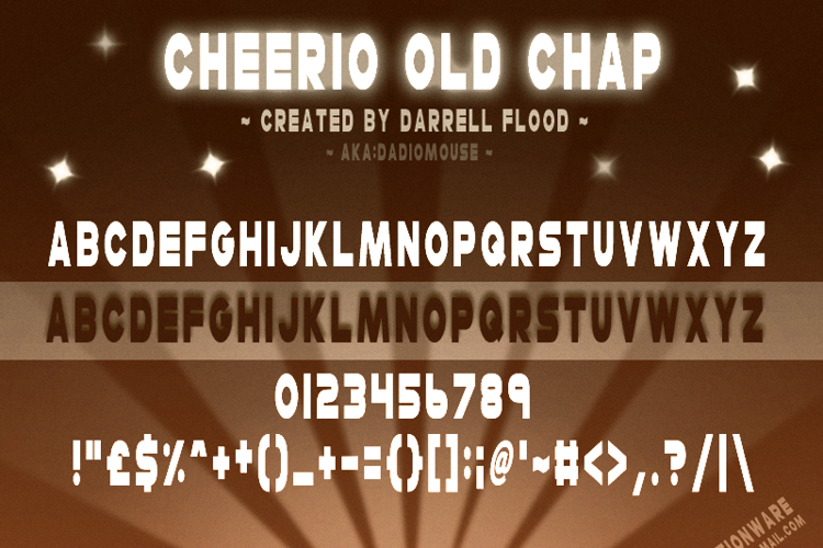 Cheerio Old Chap Font