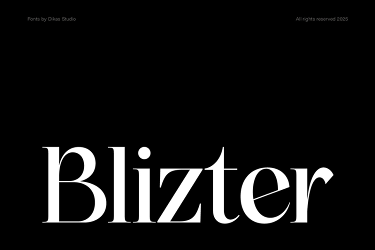 Preview of DKS Blizter - Font