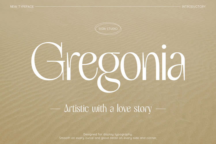Preview of Gregonia Font