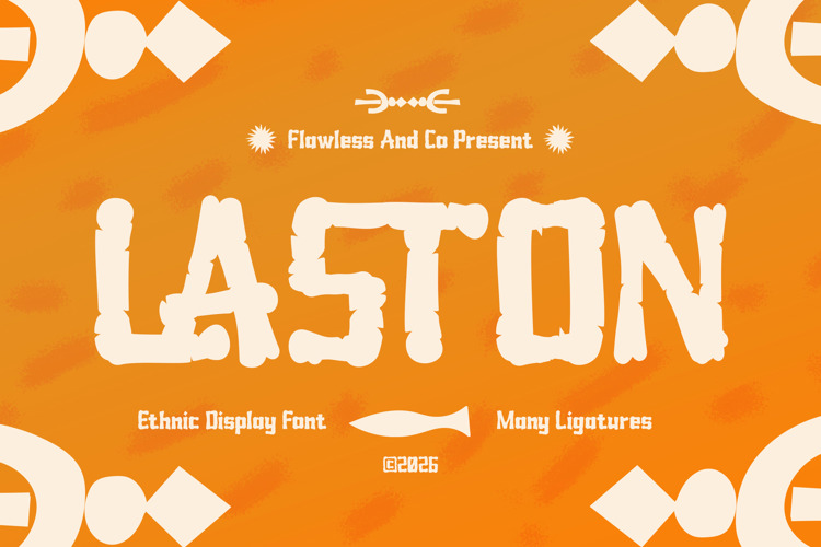 Preview of LASTON Font
