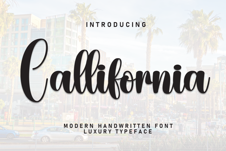 Preview of Callifornia Font