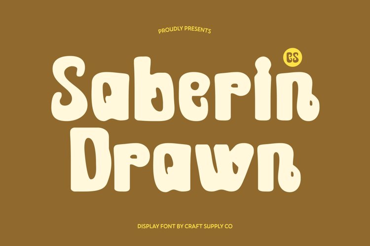 Preview of CS Saberin Drawn Font
