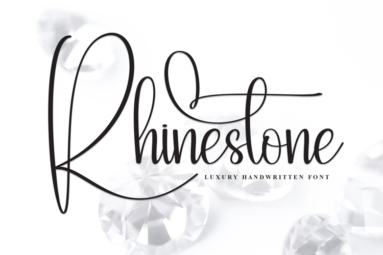 Preview of Rhinestone Font