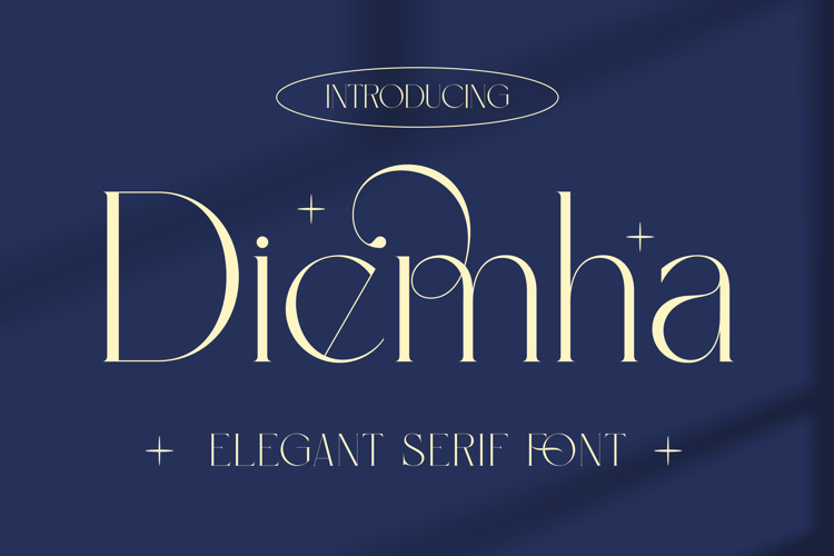 Preview of Diemha Font