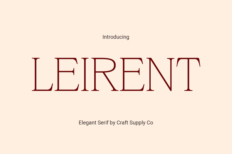 Leirent Font