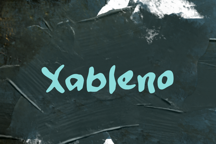 Preview of x  Xableno Font