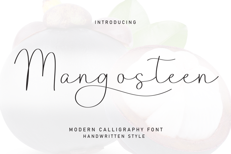 Mangosteen Font