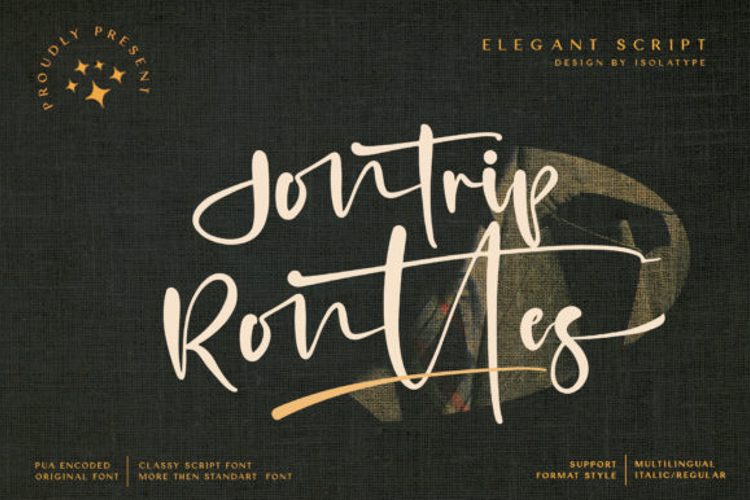 Jontrip Ronttes Font