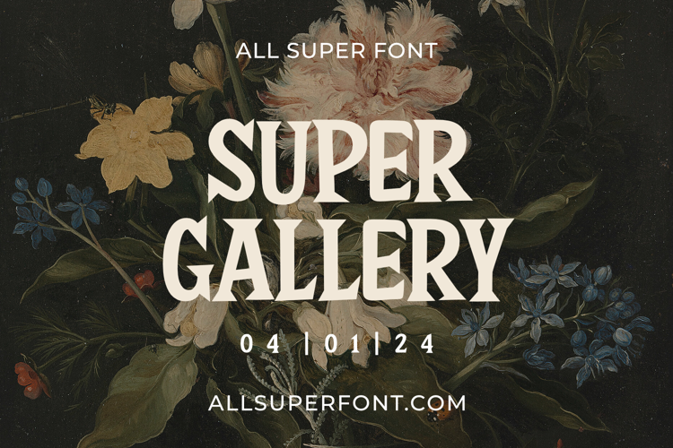 Super Gallery Font