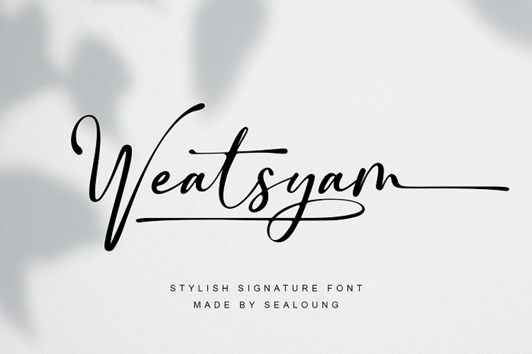 Weatsyam Font
