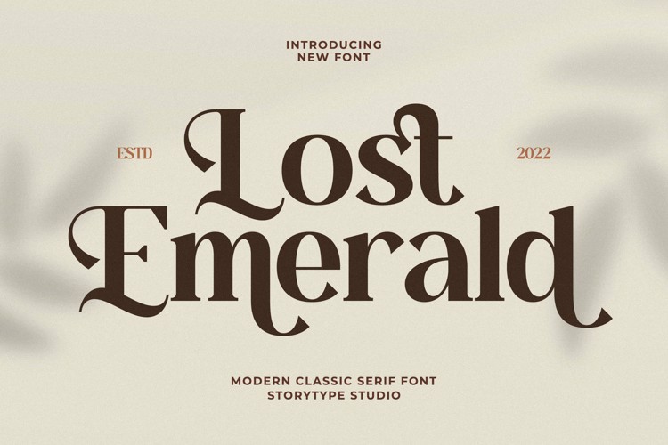 Lost Emerald Font