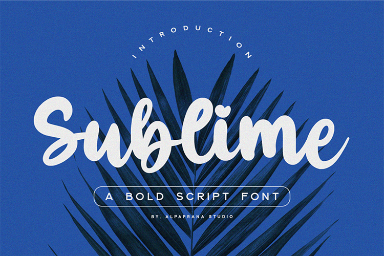 Sublime Font