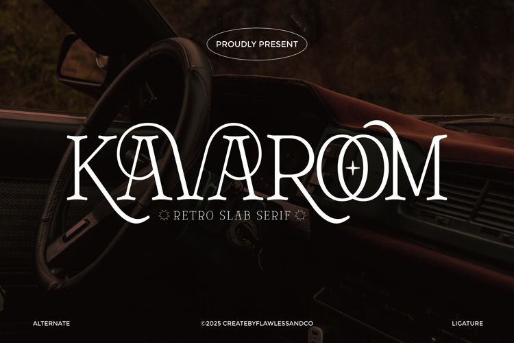 Preview of KAVAROOM Font