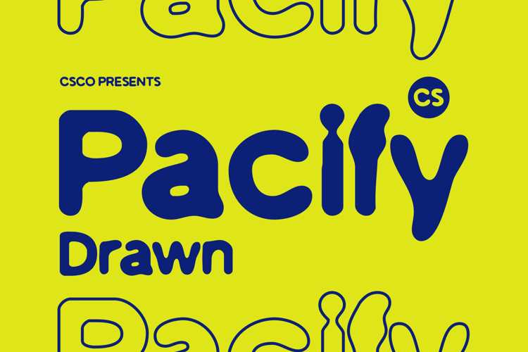 Preview of CS Pacify Drawn Font