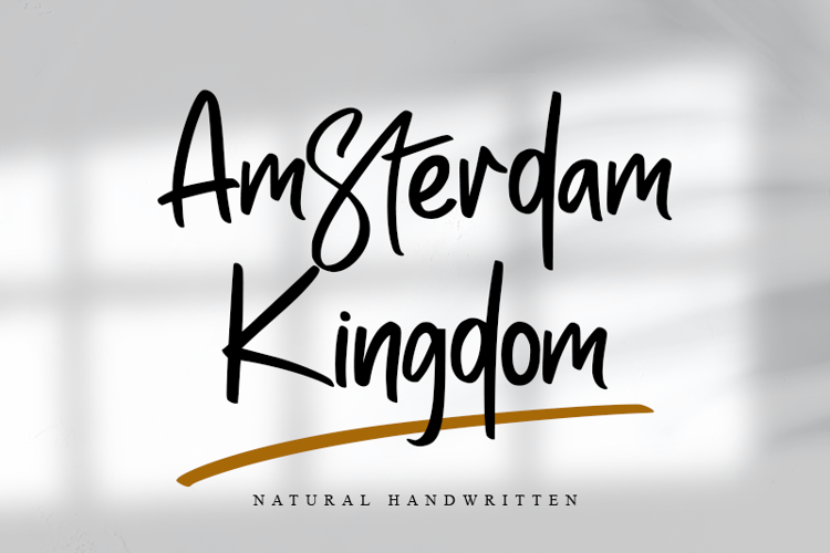 Amsterdam Kindom - Font