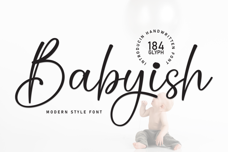Preview of Babyish Font