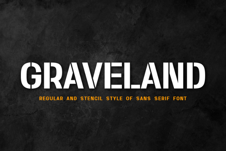 Preview of Graveland Font