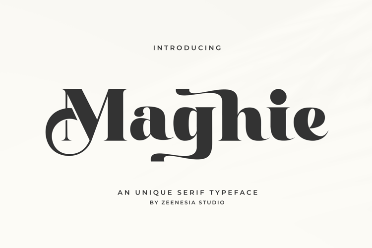 Maghie Only Font