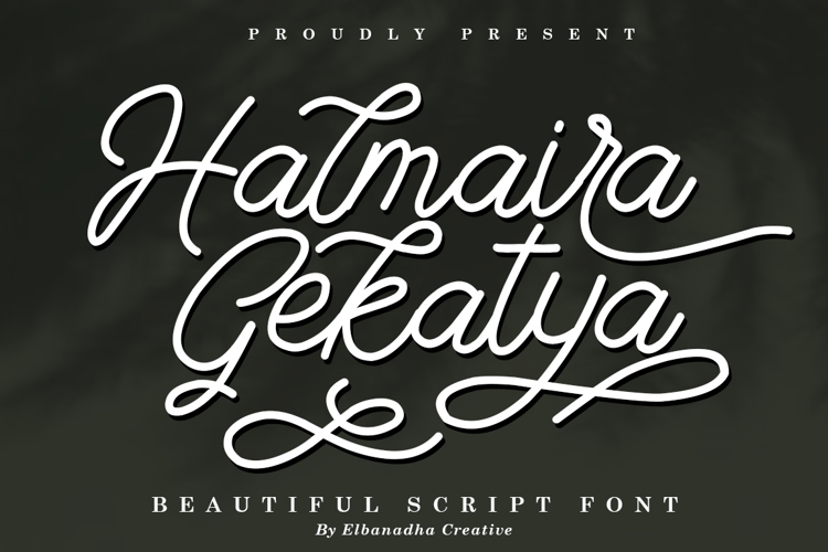 HALMAIRA GEKATYA Font