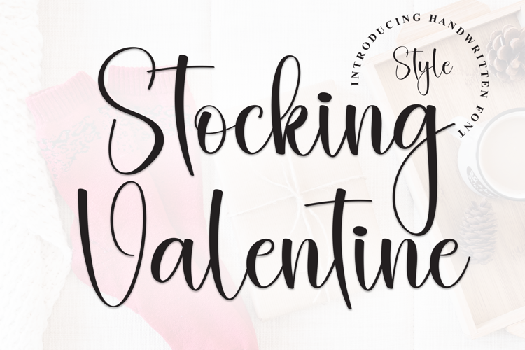 Preview of Stocking Valentine Font