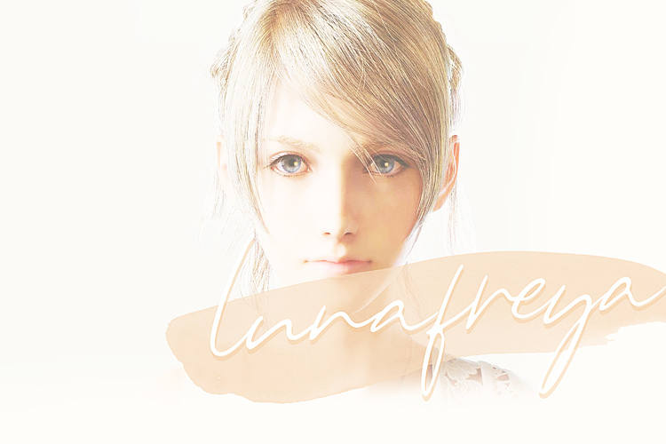 Lunafreya Font