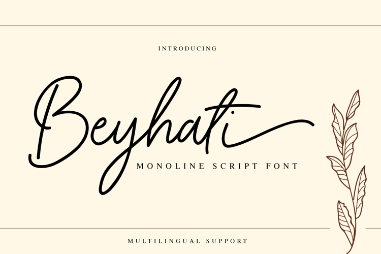 Beyhati Trial Font