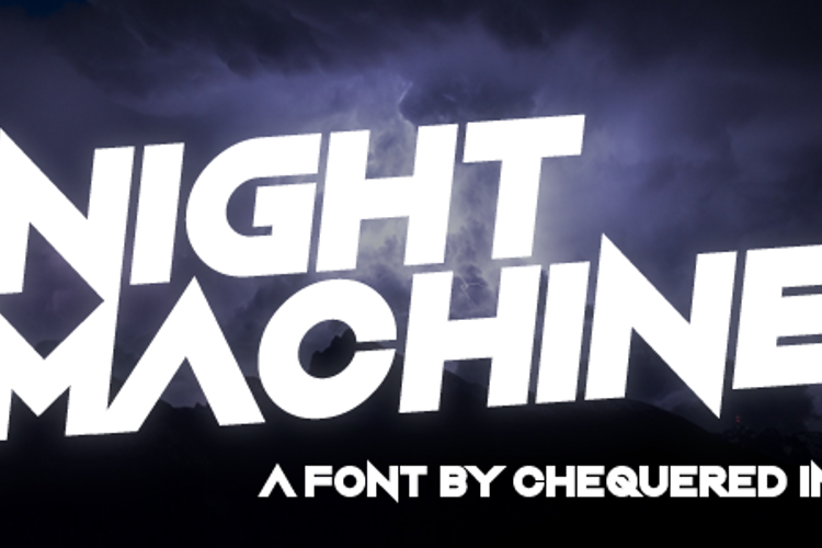 Night Machine Font